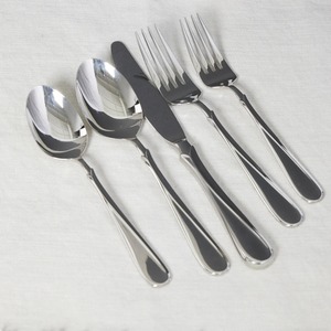 Stainless Steel Fork Spoon Knife Silver <b>Cutlery</b> <b>Set</b> Luxury Wedding Flatware <b>Sets</b> Elegant Design Mirror Polish Durable <b>Reusable</b> - Product Image 3