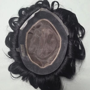 Peluca de Cabello Humano Mono de Primera Calidad Austrian Taz Hair Bangladesh con Estilos Naturales y Ondas Profundas - Product Image 1