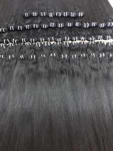 Vente en gros, cuticule vierge russe, cheveux humains Remy, lisses, blonds, 100% - Product Image 6