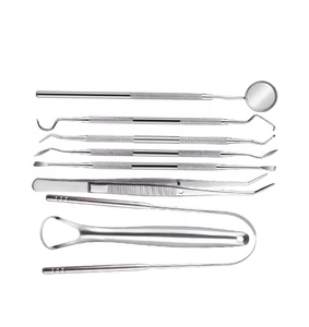 Nouveau kit d'hygiène buccale manuel 3/6/8 pièces, ensemble d'outils de nettoyage dentaire en acier inoxydable pour soins dentaires et instruments chirurgicaux pour animaux de compagnie - Product Image 4