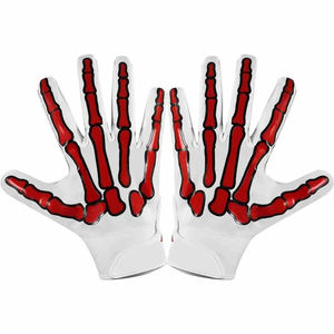 Custom Design Grip Football Receiver Gloves for Adults and Kids New Arrival Breathable Outdoor American Football Gloves - Product Image 5