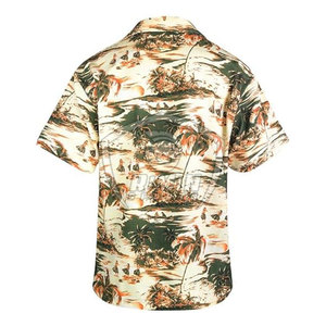 Latest Design Quick Dry Casual Men Beach Shirt High Manufacture In Stock Casual Wear Cotton Made Beach Shirts For Men - Product Image 2