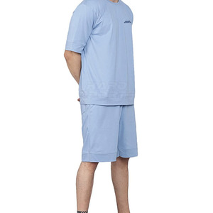 Ensemble T-shirt et short personnalisés avec logo, tissu doux, vêtements de sport pour équipe, ensemble respirant T-shirt et short - Product Image 4
