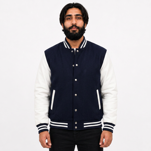 Vestes universitaires personnalisées en gros pour les détaillants de vêtements américains avec vestes à patchs et vêtements d'extérieur universitaires - Product Image 6