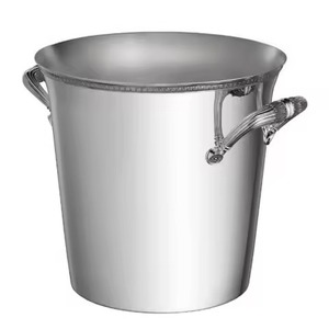 Decorative Metal Ice Beverage Tub Stainless Steel Party Cooler Bucket <b>Wine</b> Beer Chiller Tub for Wedding Event Use - Product Image 2