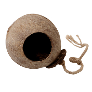 Casa para Pájaros de Coco Natural – Sostenible y Decorativa para Uso en Exteriores // Mr.Tom - Product Image 1