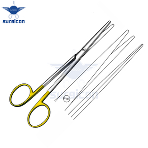 Tijeras Quirúrgicas Rectas y Delgadas de Carburo de Tungsteno TC Dorado, de Acero Inoxidable, 16 cm (6-1/4 Pulgadas), Modelo Fino - Product Image 6