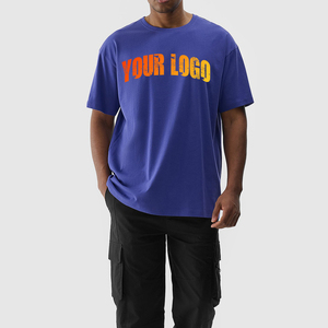 เสื้อยืดโอเวอร์ไซส์ผู้ชาย แขนสั้น ผ้าฝ้าย 100% สไตล์ลำลอง พิมพ์ลายด้วยความร้อน แห้งเร็ว ระบายอากาศได้ดี - Product Image 1