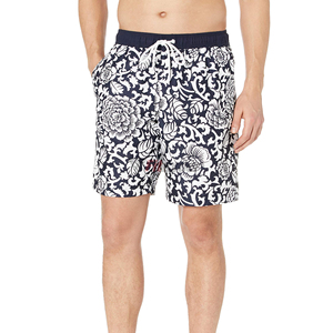 Nouveaux shorts de bain pour hommes de qualité supérieure à imprimé floral, séchage rapide, avec cordon de serrage, taille mi-haute, décontractés - Product Image 3