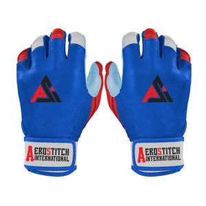 Meilleurs gants de frappeur de baseball en cuir Cabretta, logo personnalisé, pour droitier, légers, antidérapants, respirants, pour équipe sportive - Product Image 1