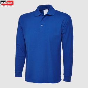 Polo tendance décontracté à manches longues pour hommes, vêtements personnalisés avec logo privé - Product Image 1