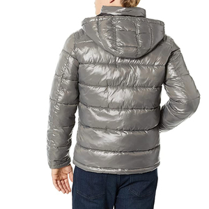 Cheap Price Light Weight <b>Warm</b> Canvas Puffer Jacket Wholesale Custom Logo <b>Waterproof</b> Breathable Winter Jacket for Men - Product Image 2