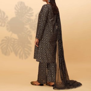 Traje Cambric con serigrafía de 3 piezas para mujer PS4036 Pantalones cómodos y elegantes - Product Image 2