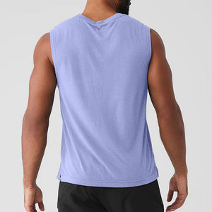 Men Gym Singlet Stringer Muscle Fit Tank Tops Fitness Workout Shirt Polyester Custom Design Men Gym Workout Tank Top Singlet - Product Image 6