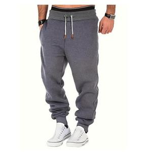 Men's Joggers Pants Fitness Men Sportswear Track Pant Bottoms Sweatpants <b>Trousers</b> Black Gyms Jogger Track Pants - Product Image 2