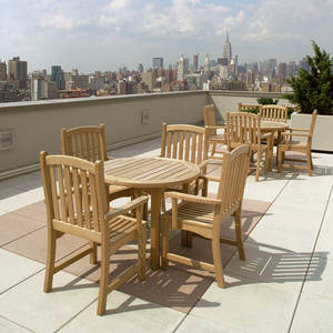 Sillón Tradicional de Madera de Teca con Estructura Resistente, Ideal para Comedores al Aire Libre, Restaurantes y Resorts - Product Image 3