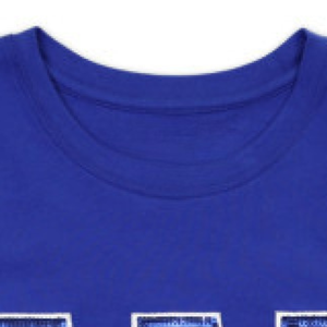 T-shirt à manches longues avec patch à sequins Zeta Phi Beta, bleu royal, lettres grecques, vêtements de sororité, haut en coton élégant - Product Image 4