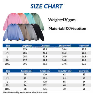 430GSM Heavyweight 100% Cotton men's hoodies/hoodies men Pullover Sweatshirts Acid Wash Distressed French Terry <b>Crewneck</b> - Product Image 3