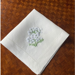 Serviettes vintage florales Serviettes en tissu pour mariage Serviettes personnalisées - Product Image 3