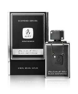Perfume BLACK AMSTERDAM 100 ml Serie Diamante de Ayat Perfumes Original Dubai Árabe Eau De Parfum de Larga Duración para Hombre - Product Image 5