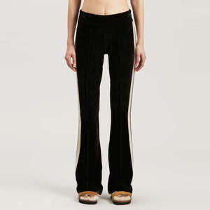 Pantalon de survêtement évasé pour femme, nouvelle couleur, grandes tailles, coupe classique, taille élastique, séchage rapide, pour l'hiver, en toile, service OEM, vente en gros - Product Image 6