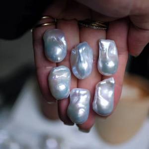 Perles naturelles de forme baroque irrégulière de Zhuji Irregular Jewelry, petites perles en forme de queue de poisson pour la fabrication de boucles d'oreilles de style chandelier - Product Image 6