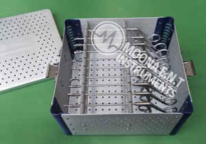 Ensemble de forceps d'arthroscopie Moona ENT Instruments, 10 pièces avec boîte de stérilisation, outils chirurgicaux orthopédiques certifiés CE ISO13485 - Product Image 2
