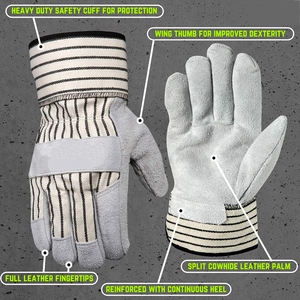 High Strength Rigger <b>Gloves</b> with Knuckle Safety for Construction and Maintenance Work Rigger <b>Gloves</b> For Sale - Product Image 3