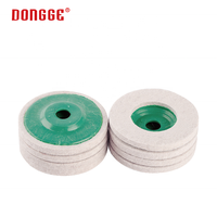 Disque abrasif en feutre de laine 100% naturel, finition miroir, durabilité naturelle, OEM pour meuleuse d'angle, polissage