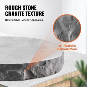 Timbri in calcestruzzo decorativo per esterni blu 91X3 pollici rettangolare in poliuretano stampo senza soluzione di continuità piastrelle in ardesia per pavimenti in plastica - Product Image 3
