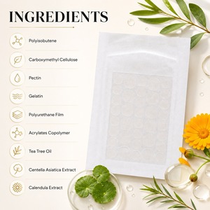 Parches Hidrocoloides Herbales Invisibles para el Acné con Árbol de Té y Aloe Vera, Veganos, Orgánicos, Libres de Crueldad Animal, Personalizables con Nombre de Marca - Venta al por Mayor a Granel - Product Image 2