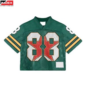 Camiseta de Fútbol Unisex con Cuello en V, Transpirable y de Alto Rendimiento, Tejido de Malla Resistente, Ropa Deportiva Personalizada para Equipos - Product Image 1