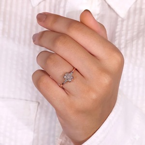 Solid 18K Yellow Gold Half Eternity E Color VVS2 Clarity IGI Certified 1.50 CT Radiant Shape Lab Grown Diamond Engagement Rings - Product Image 4