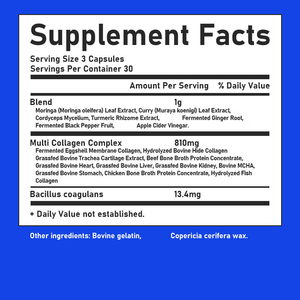 Capsules de collagène multiples, complexe avancé avec formule stimulant le métabolisme pour augmenter l'énergie, contrôler l'appétit, produit de beauté - Product Image 6