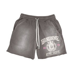 Ensemble deux pièces en coton à capuche pour femme, t-shirt et short, coupe classique, décontracté, automne-hiver, survêtement, tenue de sport, streetwear, logo personnalisé - Product Image 3