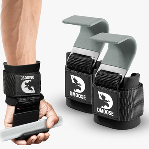 Weight Lifting rubber grip Hooks Non-slip Deadlift wrist Straps palm support <b>Gloves</b> <b>Pull</b> <b>Up</b> gym fitness training session workout - Product Image 3
