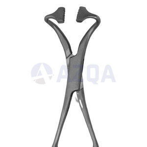 Pinzas para toallas de acero de 5 pulgadas sin perforación con dientes roma, soporte para toallas Lorna, instrumento quirúrgico, equipo médico reutilizable - Product Image 5