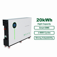 Batterie lithium-ion 400Ah 20kWh, batterie Lifepo4 mobile haute capacité 51.2V 400Ah, batteries lithium-ion pour stockage d'énergie