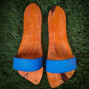 Pantuflas de Madera Hechas a Mano, Estilo Tradicional, Unisex, para Meditación, Yoga, Uso en Templos, Paquete de 2 Piezas - Product Image 2