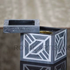Quemador de Incienso de Resina Árabe Hecho a Mano, de Lujo, de Oriente Medio, para Agarwood, Bakhoor, Mubkhar, con Aroma a Madera de Sándalo, de Artesanos Reales de la India - Product Image 1