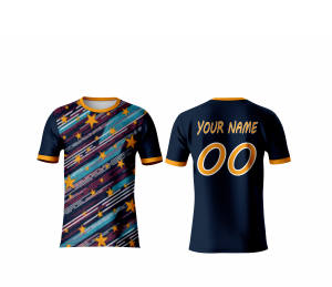 Camiseta Personalizada Lista para Sublimación, Cuello Redondo, Manga Corta, Acabado Liso, Tela de Poliéster para Impresión - Product Image 1