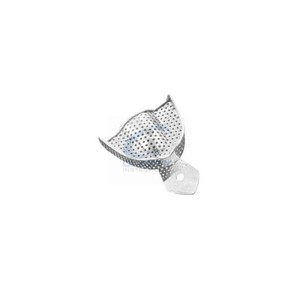 Plateaux d'empreinte dentaire supérieurs et inférieurs en acier inoxydable réutilisables autoclavables pour alginate CE ISO OEM - Product Image 3