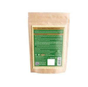 Combo de Polvo de Amla y Hibisco Orgánico Natural Khadi |   Fórmula nutritiva para el cabello para fortalecerlo |   Proporciona brillo y color natural - Product Image 4
