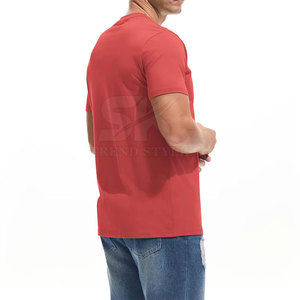 T-shirts unis à poche en coton, best-sellers, en promotion, style streetwear - Product Image 4