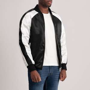 Custom High Quality Logo <b>Men's</b> Satin Varsity <b>Baseball</b> <b>Jacket</b> Winter High Street Style Up Team Sports <b>Men's</b> <b>Jackets</b> - Product Image 5