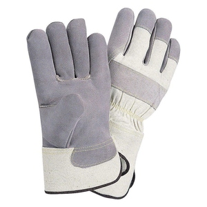 Guantes de Trabajo Resistentes y Cómodos de Cuero Vacuno, Resistentes a la Abrasión, Protección de Seguridad Industrial para las Manos - Product Image 1