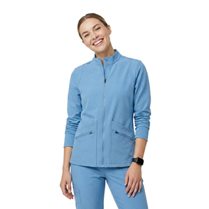 Chaqueta Quirúrgica al por Mayor Personalizable, Tejido de Alto Rendimiento que Absorbe la Humedad, Cierre Frontal con Cremallera, Ropa Médica con Logotipo Propio - Product Image 1