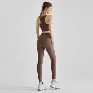 Ensemble de vêtements de fitness pour femmes, soutien-gorge de sport doux et leggings longs pour la salle de sport, le yoga, la course à pied, l'entraînement et le confort quotidien - Product Image 4