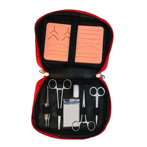 Premium Manual Power Surgical Training Set Medical Students Stainless Steel Silicone <b>Pad</b> Carry Case <b>Practice</b> By Grip Surgical - Product Image 5
