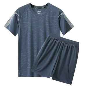 <b>Prime</b> Power Men's Twin Set T-Shirt and Shorts Breathable Quick Dry Polyester Casual Summer High Street Style Custom Wholesale - Product Image 1